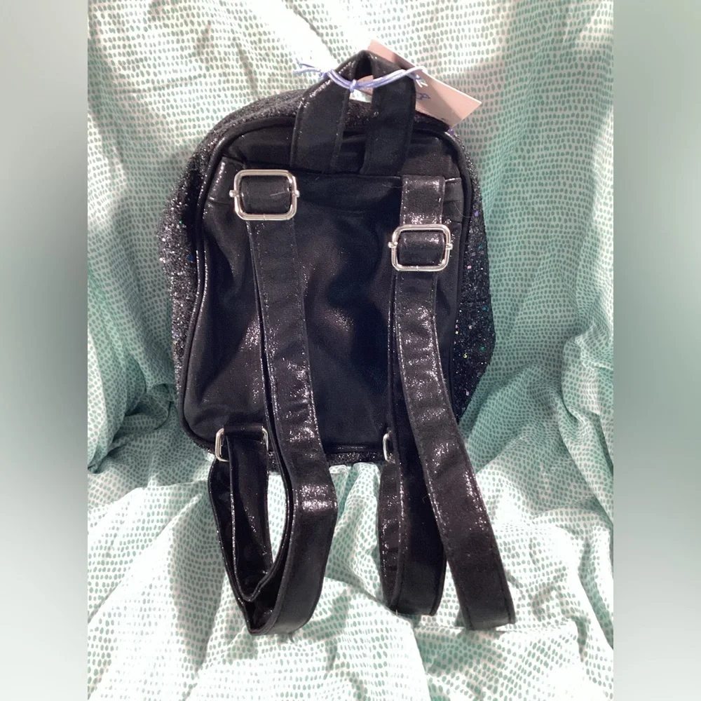 Girls Black Unicorn Backpack